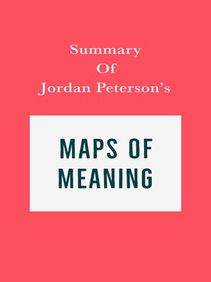 cover image of Summary of Jordan Peterson's Maps of Meaning